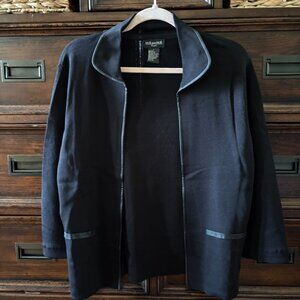 Vintage Due per Due back knit sweater blazer in size L